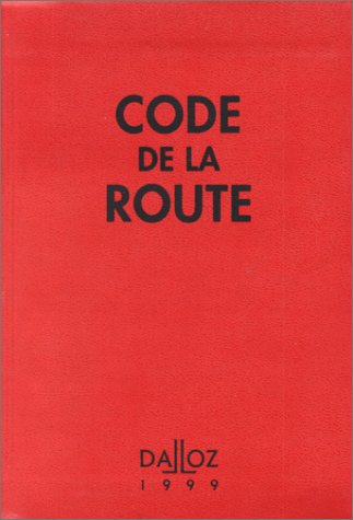 code de la route 1999. 2ème édition