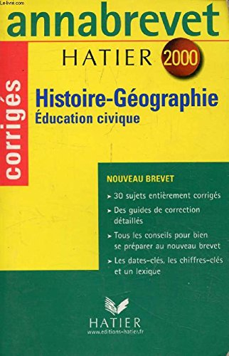 histoire-géographie, éducation civique