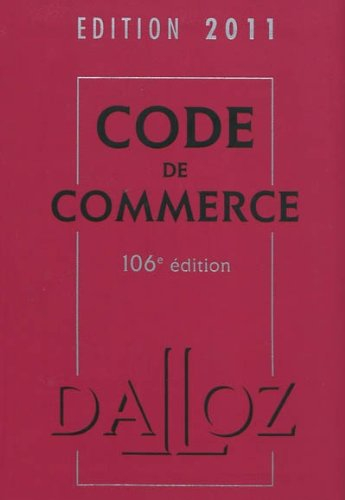 Code de commerce 2011