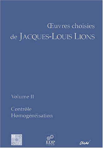 Oeuvres choisies de Jacques-Louis Lions. Vol. 2