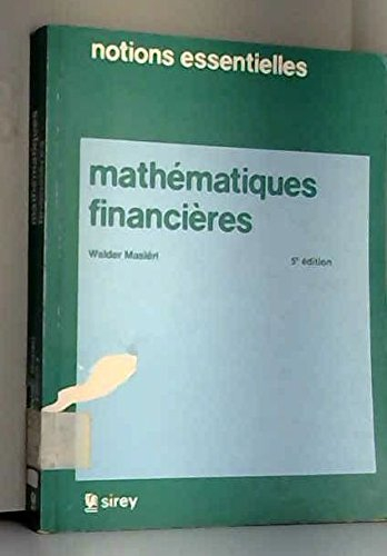 mathematiques financières