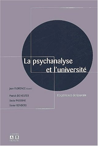 La psychanalyse et l'université : l'expérience de Louvain