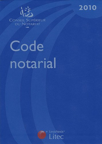 Code notarial 2010