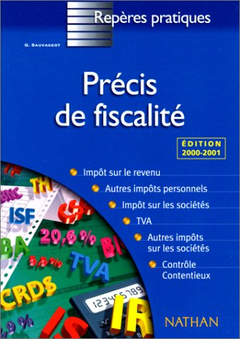 repères pratiques, numéro 52, précis de fiscalité, 2000-2001