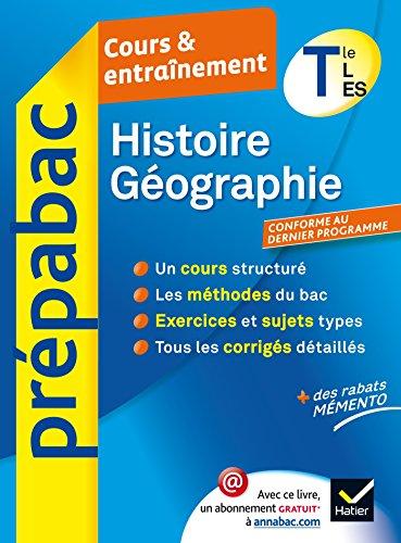 Histoire géographie, terminale L, ES : cours & entraînement