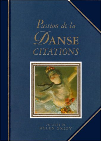 passion de la danse. citation