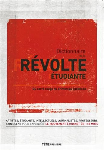 dictionnaire de la révolte étudiante