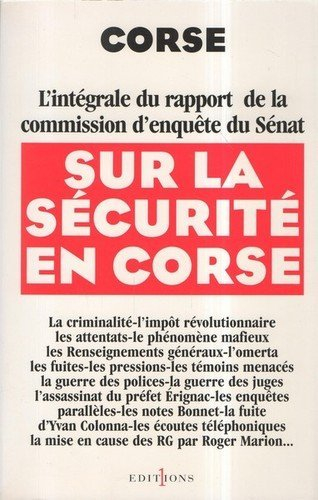 Rapport de la commission d'enquête du Sénat sur la sécurité de la Corse