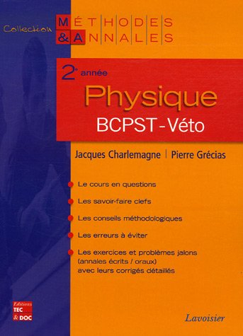 Physique 2e année BCPST-véto