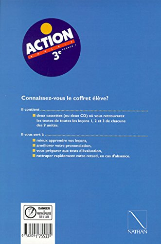 Action, anglais 3e langue 1 : cahier d'activités