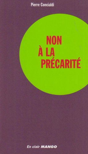 Non à la précarité