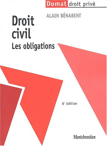droit civil des obligations. 8ème édition