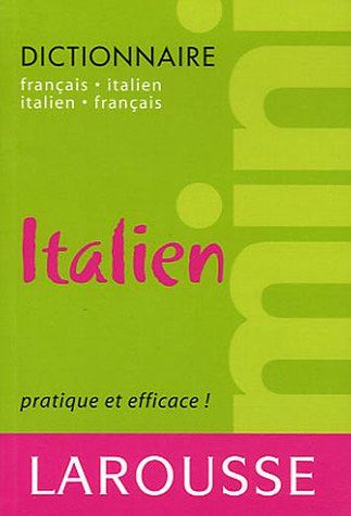 mini-dictionnaire français-italien et italien-français