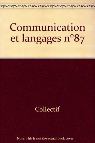 communication et langages n,87