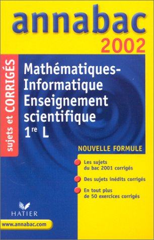 Mathématiques et enseignement scientifique, L : annabac 2002
