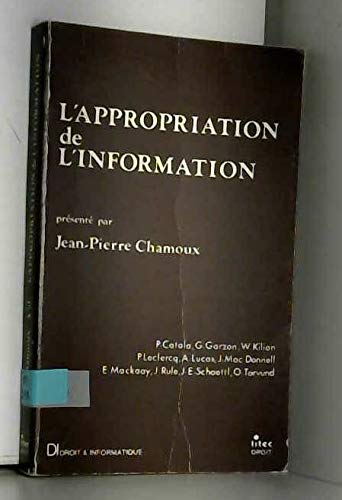 L'Appropriation de l'information