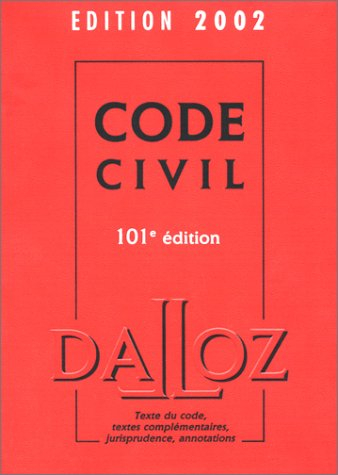 code civil, édition 2002