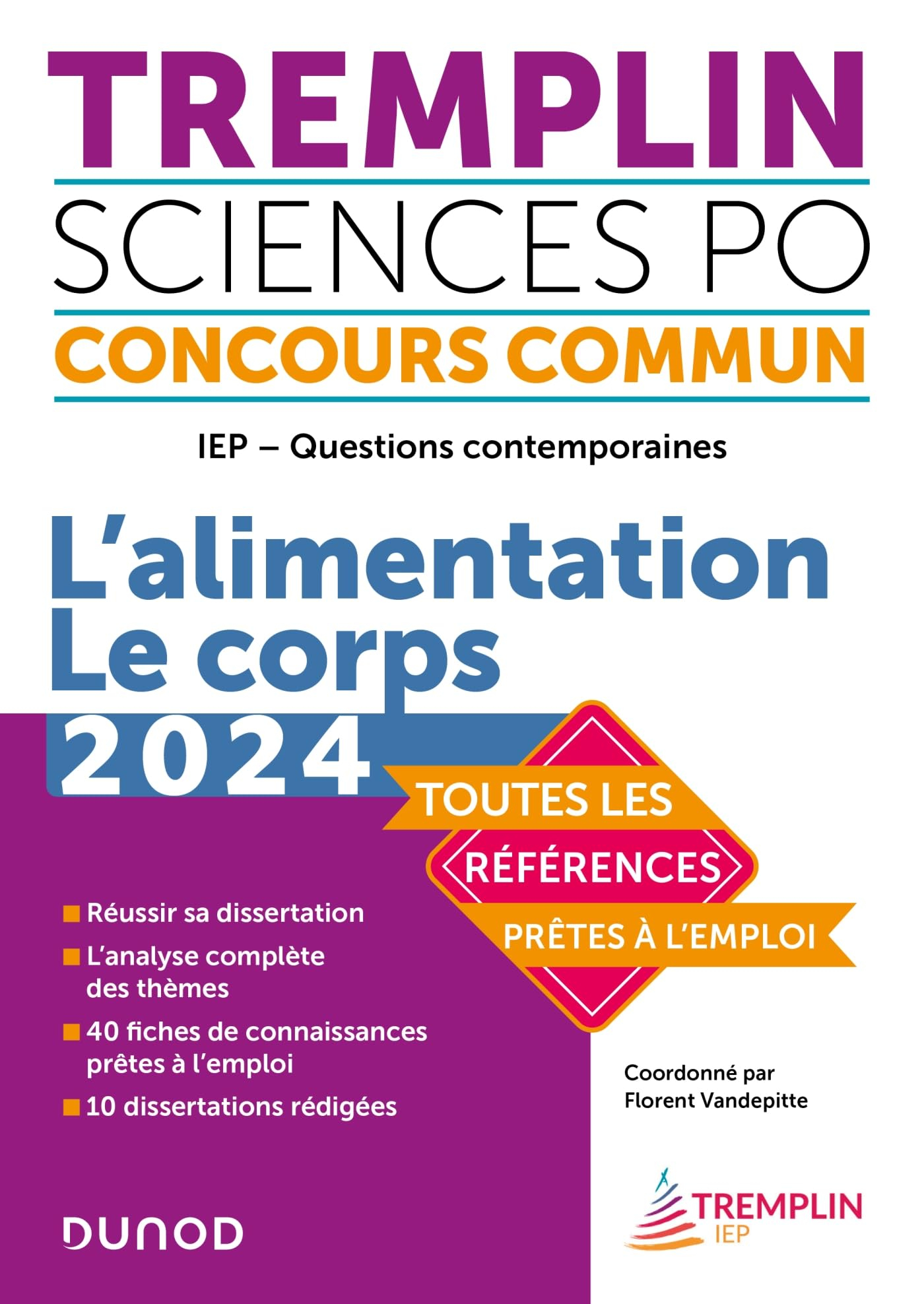 Tremplin Sciences Po, concours commun, 2024 : l'alimentation, le corps : IEP, questions contemporain