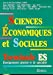Sciences économiques et sociales: Terminales ES