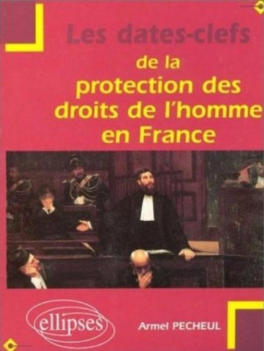Les dates-clefs de la protection des droits de l'homme en France : de la déclaration de 1789 à l'app