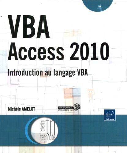 VBA Access 2010 : introduction au langage VBA
