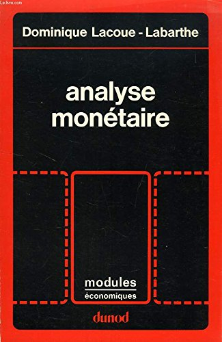 Analyse monétaire