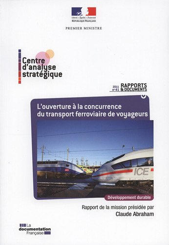 L'ouverture à la concurrence du transport ferroviaire de voyageurs