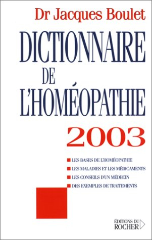 dictionnaire de l'homéopathie 2003