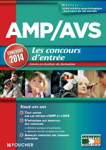 AMP-AVS, les concours d'entrée : concours 2014, entrée en instituts de formation