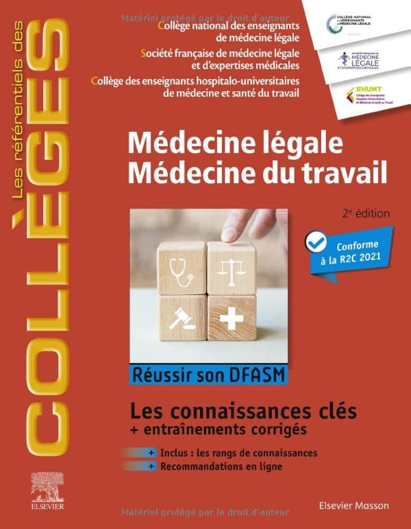Médecine légale, médecine du travail : réussir son DFASM : les connaissances clés + entraînements co
