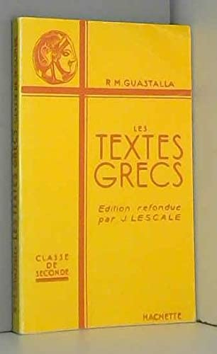 Textes grecs : classe de 2e