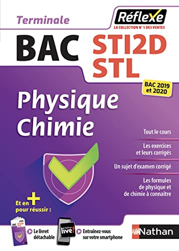 Physique chimie : bac STI2D-STL, terminale : bac 2019 et 2020