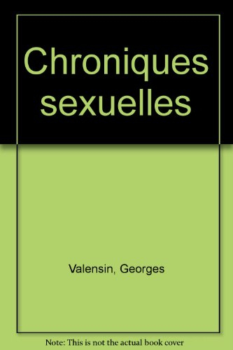 Chroniques sexuelles