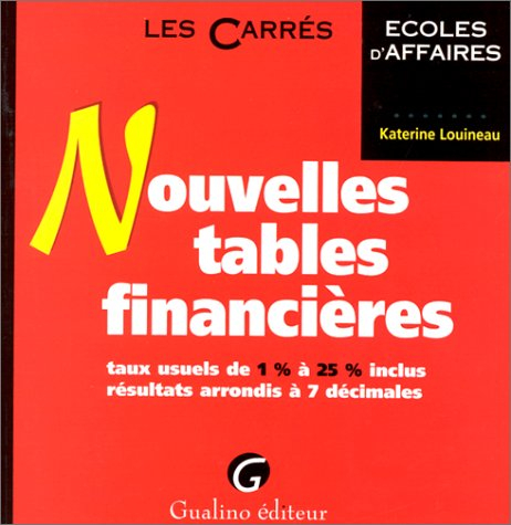 Nouvelles tables financières