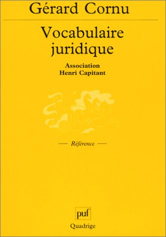 vocabulaire juridique