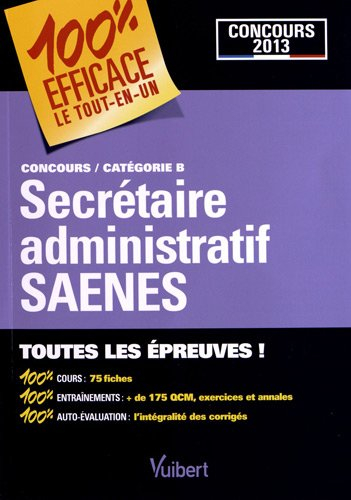 Secrétaire administratif SAENES : concours catégorie B