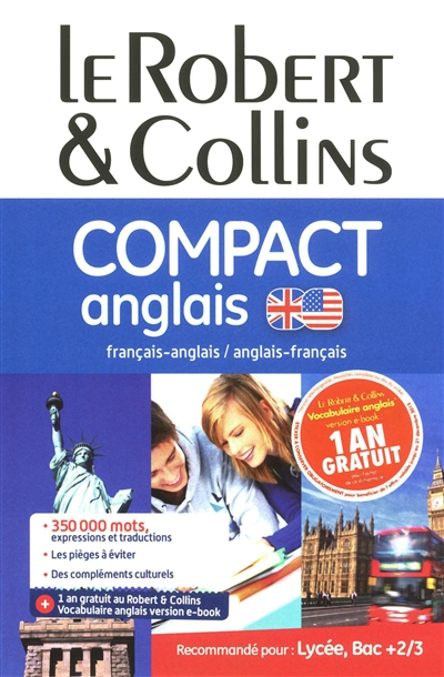 Le Robert & Collins compact anglais : français-anglais, anglais-français