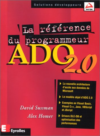 La référence du programmeur ADO 2.0