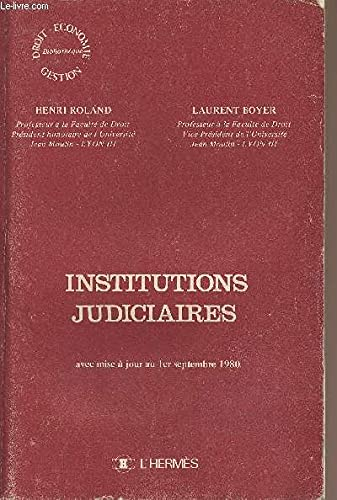 Institutions judiciaires