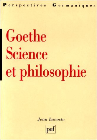 Goethe, science et philosophie