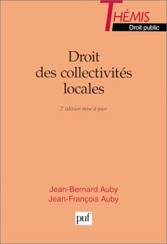 droit des collectivités locales, 2e édition mise à jour
