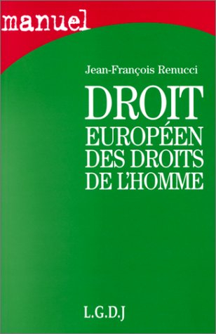 droit européen des droits de l'homme