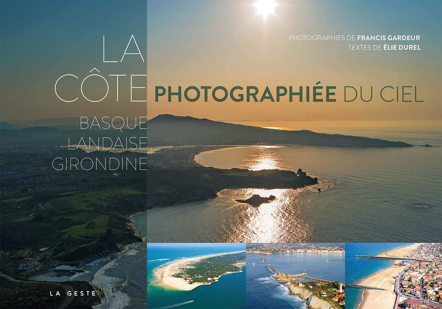 La côte basque, landaise, girondine, photographiée du ciel