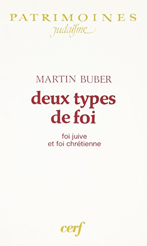Deux types de foi : foi juive et foi chrétienne
