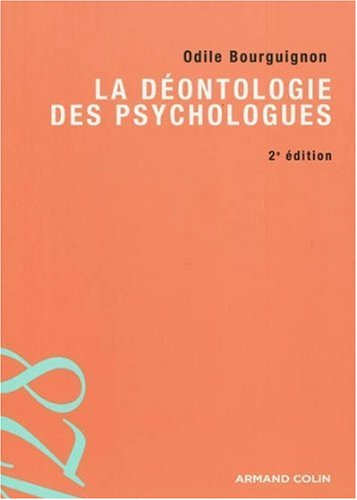 La déontologie des psychologues