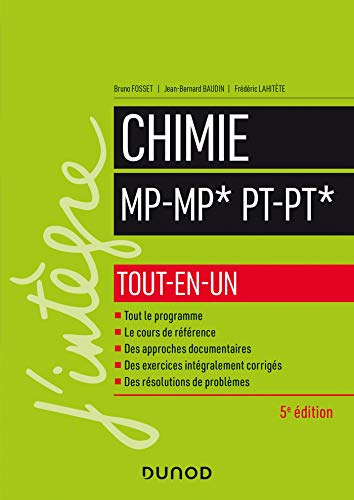 Chimie MP, MP*, PT, PT* : tout-en-un