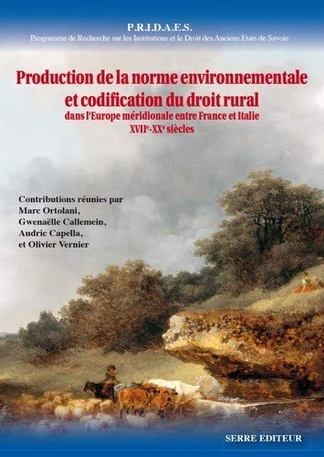 PRIDAES, Programme de recherche sur les institutions et le droit des anciens États de Savoie. Vol. 1