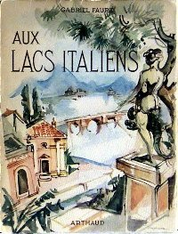 aux lacs italiens. 159 héliogravures. couverture de despierre. 1951. (italie)