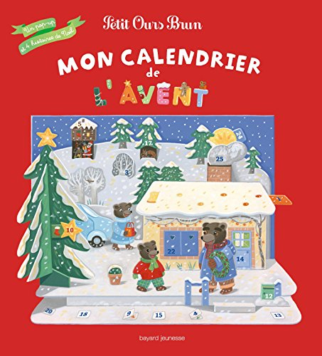 Mon calendrier de l'Avent Petit Ours Brun : un pop-up et 4 histoires de Noël