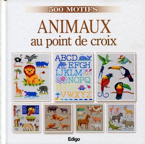 Animaux au point de croix